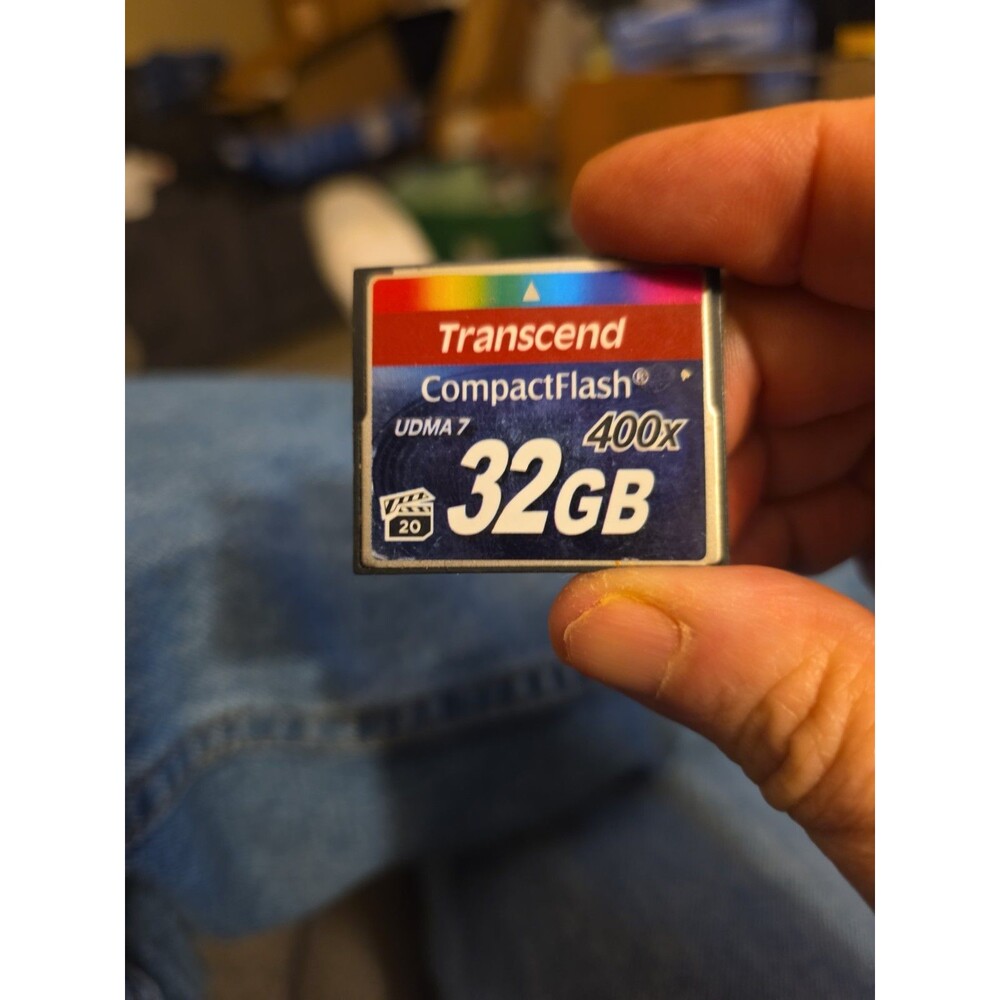1pcs 32gb Transcend Speed 400x COMPACT FLASH CF Type I DSLR NIKON CANON  cameras